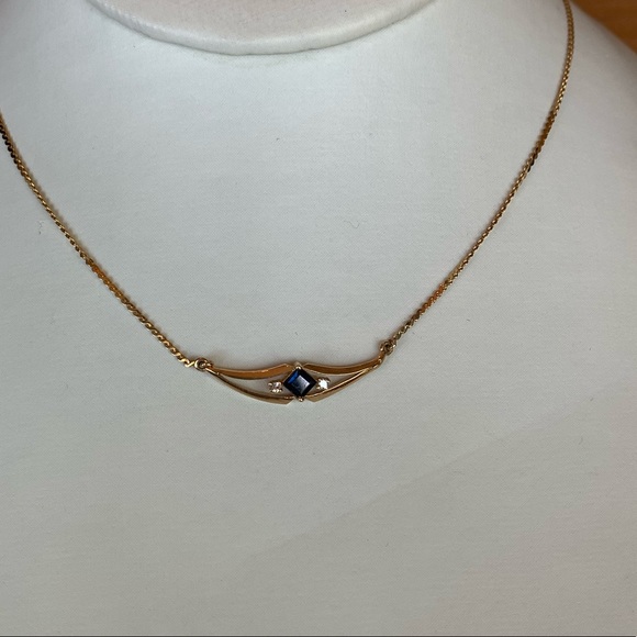 Sapphire necklace